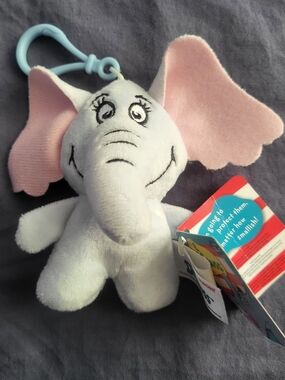 Dr. Seuss Horton Plush Clip-On